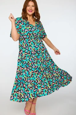 YD International Fit & Flare Dresses | Midi Dresses*Michelle Little Party Leopard Dress