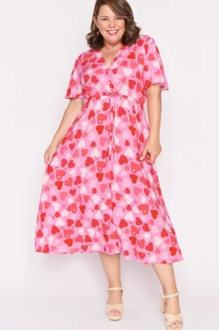 Lorraine Designs Fit & Flare Dresses | Midi Dresses*Michelle My Heart Dress