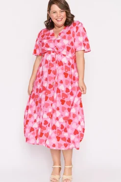 Lorraine Designs Fit & Flare Dresses | Midi Dresses*Michelle My Heart Dress