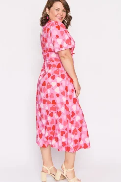 Lorraine Designs Fit & Flare Dresses | Midi Dresses*Michelle My Heart Dress