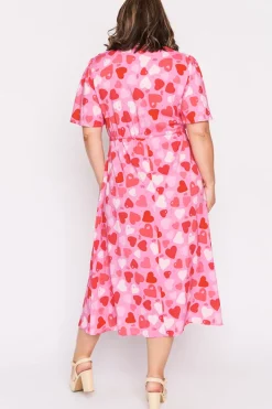 Lorraine Designs Fit & Flare Dresses | Midi Dresses*Michelle My Heart Dress