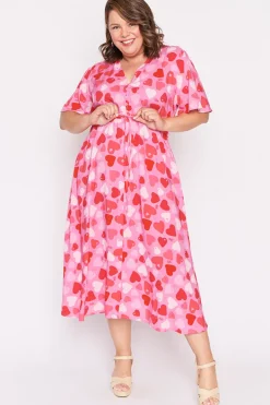 Lorraine Designs Fit & Flare Dresses | Midi Dresses*Michelle My Heart Dress