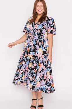 Lorraine Designs Fit & Flare Dresses | Midi Dresses*Michelle Playful Paradise Dress
