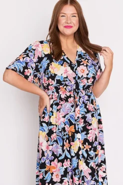 Lorraine Designs Fit & Flare Dresses | Midi Dresses*Michelle Playful Paradise Dress