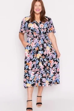 Lorraine Designs Fit & Flare Dresses | Midi Dresses*Michelle Playful Paradise Dress