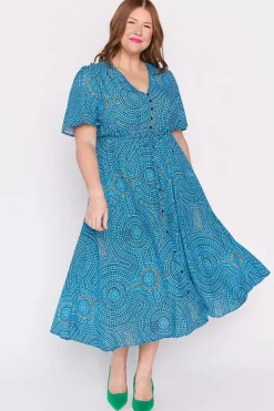 YD International Fit & Flare Dresses | Midi Dresses*Michelle Plenty Of Water Dress