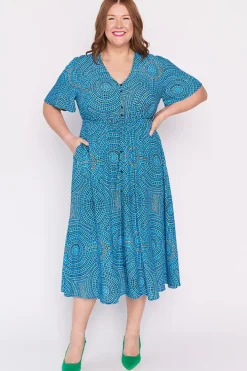YD International Fit & Flare Dresses | Midi Dresses*Michelle Plenty Of Water Dress