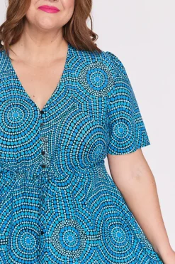 YD International Fit & Flare Dresses | Midi Dresses*Michelle Plenty Of Water Dress