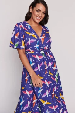 Lorraine Designs Casual Dresses | Loose Dresses*Michelle Rainbow Crackle Dress