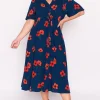 Lorraine Designs Fit & Flare Dresses | Midi Dresses*Michelle Red Poppy Fields Dress