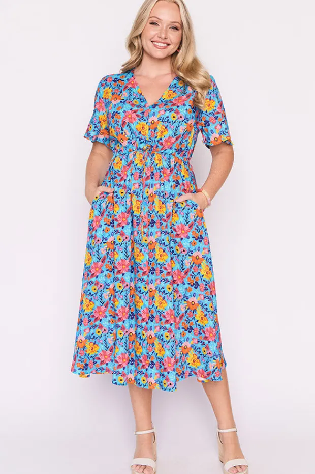 Lorraine Designs Fit & Flare Dresses | Midi Dresses*Michelle Sky Garden Dress