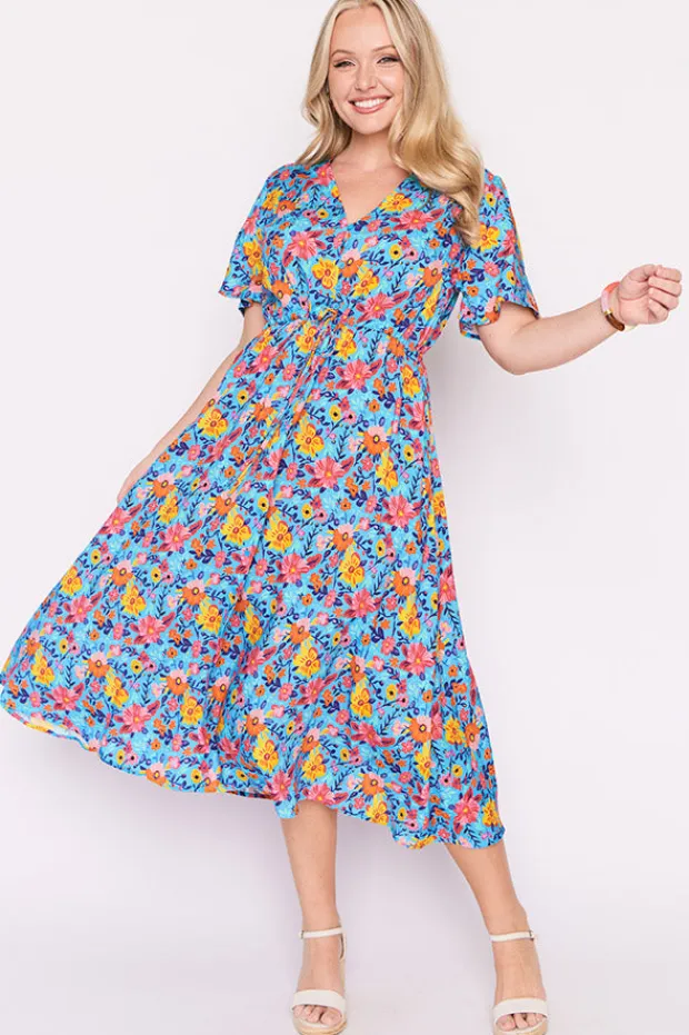 Lorraine Designs Fit & Flare Dresses | Midi Dresses*Michelle Sky Garden Dress
