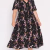 Lorraine Designs Fit & Flare Dresses | Midi Dresses*Michelle Sunset Shadow Dress