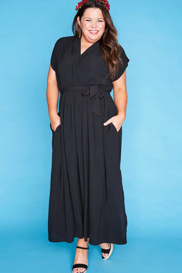Lorraine Designs Casual Dresses | Loose Dresses*Miley Black Maxi Dress