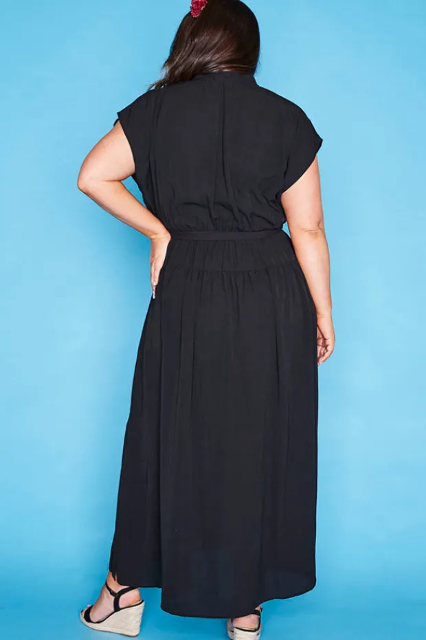 Lorraine Designs Casual Dresses | Loose Dresses*Miley Black Maxi Dress
