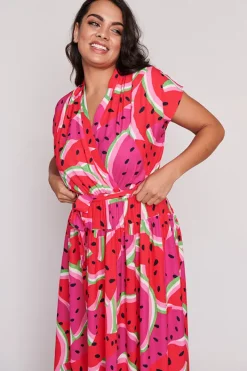 Lorraine Designs Casual Dresses | Loose Dresses*Miley Watermelon Stack Dress