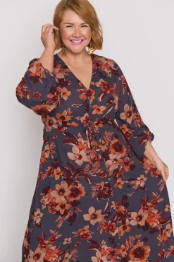 Lorraine Designs Casual Dresses | Fit & Flare Dresses*Millie Wall Flower Maxi Dress