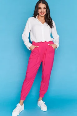 Lorraine Designs Pants & Jeans*Misty Hot Pink Relaxed Pants