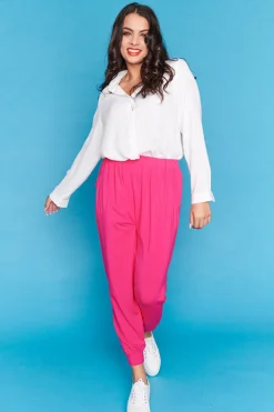 Lorraine Designs Pants & Jeans*Misty Hot Pink Relaxed Pants