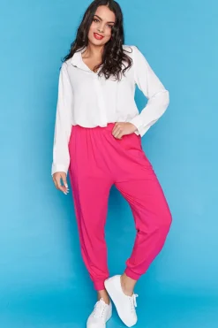 Lorraine Designs Pants & Jeans*Misty Hot Pink Relaxed Pants