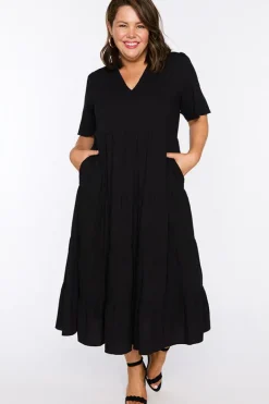 Lorraine Designs Casual Dresses | Midi Dresses*Mollie Black Dress