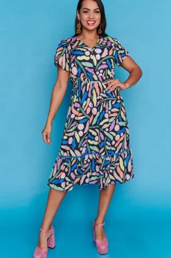Lorraine Designs Casual Dresses | Fit & Flare Dresses*Monaco Leaf It To Me Dress