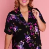 Lorraine Tops*Monnie Night Flower Top
