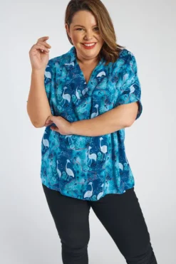 Lorraine Designs Tops | Loose Dresses*Monnie Night Sky Top