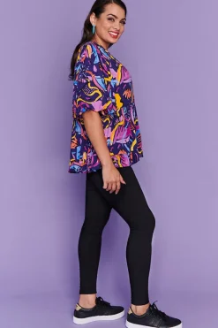 Lorraine Tops*Monte Night Fiesta Blouse