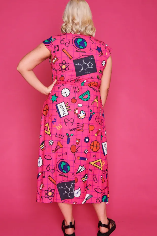 Lorraine Designs Casual Dresses | Fit & Flare Dresses*Mystic Teachers Pink Dress