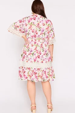 Lorraine Designs Fit & Flare Dresses | Knee Length Dresses*Niki Soft Orchids Dress