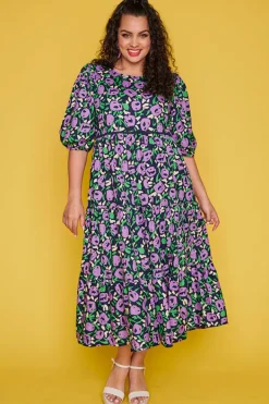 Ebby & I Casual Dresses | Fit & Flare Dresses*Noa Purple Garden Dress
