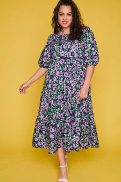 Ebby & I Casual Dresses | Fit & Flare Dresses*Noa Purple Garden Dress