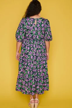Ebby & I Casual Dresses | Fit & Flare Dresses*Noa Purple Garden Dress