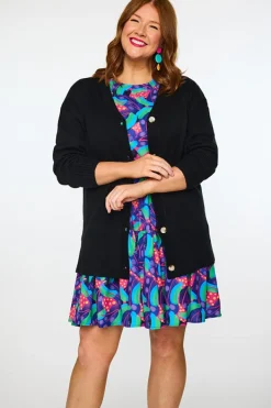 Lorraine Designs Knits & Cardigans*Nola Black Cardi