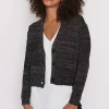 Lorraine Designs Knits & Cardigans*Norma Black Gold Lurex Cardigan