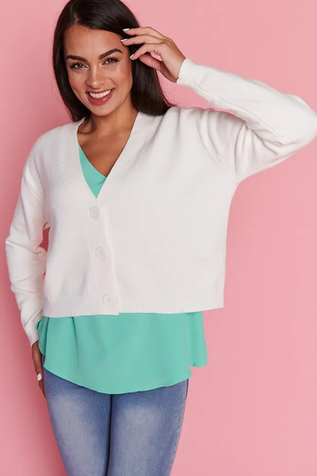 Lorraine Designs Knits & Cardigans*Norma Ivory Cardi