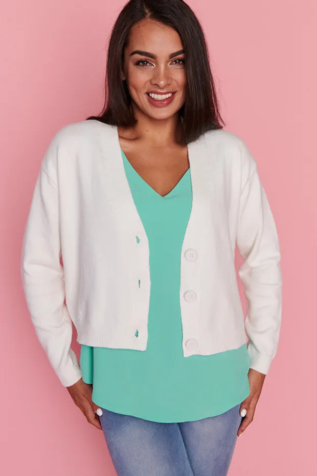 Lorraine Designs Knits & Cardigans*Norma Ivory Cardi