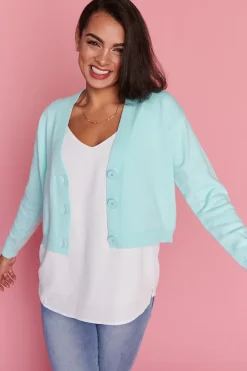 Lorraine Designs Knits & Cardigans*Norma Mint Cardi