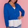 Lorraine Designs Knits & Cardigans*Norma Moon Blue Cardi