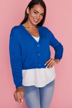 Lorraine Designs Knits & Cardigans*Norma Moon Blue Cardi