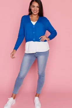 Lorraine Designs Knits & Cardigans*Norma Moon Blue Cardi