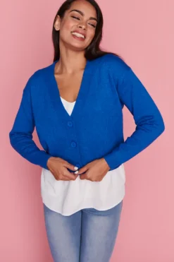 Lorraine Designs Knits & Cardigans*Norma Moon Blue Cardi