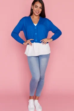 Lorraine Designs Knits & Cardigans*Norma Moon Blue Cardi