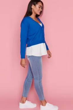 Lorraine Designs Knits & Cardigans*Norma Moon Blue Cardi