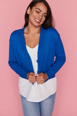 Lorraine Designs Knits & Cardigans*Norma Moon Blue Cardi