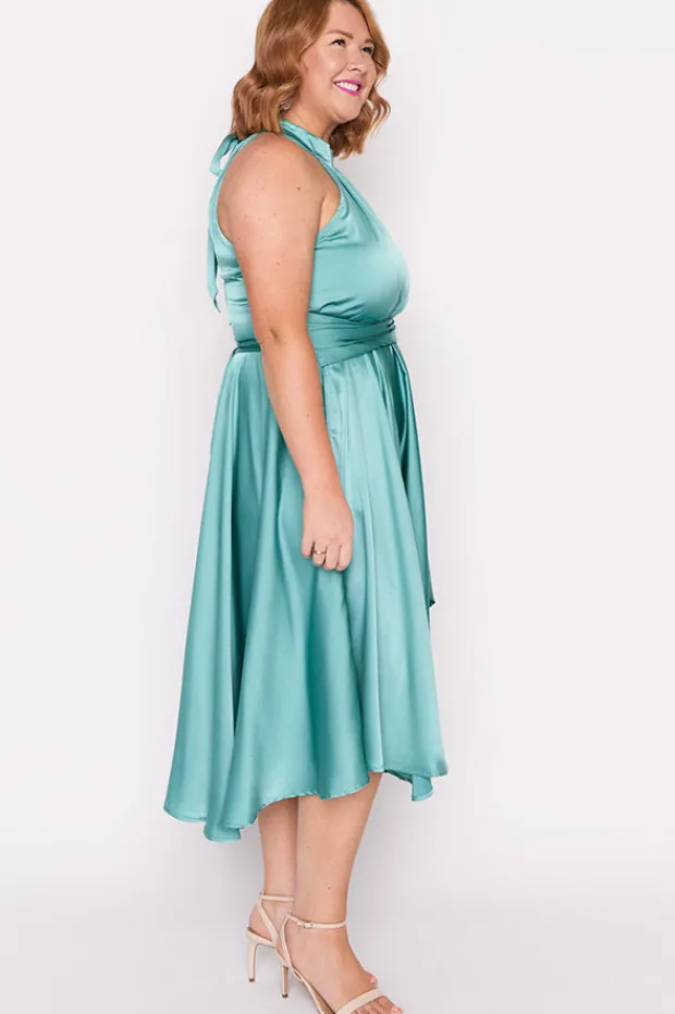 Lorraine Designs Bridesmaid Dresses | Fit & Flare Dresses*Oceania Wasabi Green Party Dress