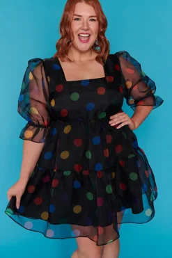 Lorraine Designs Casual Dresses | Fit & Flare Dresses*Palermo Circus Lights Party Dress