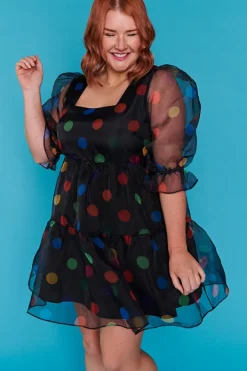 Lorraine Designs Casual Dresses | Fit & Flare Dresses*Palermo Circus Lights Party Dress