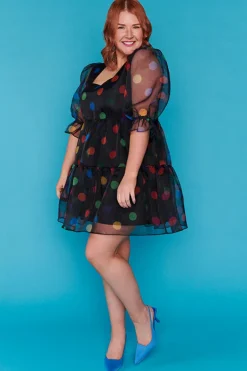 Lorraine Designs Casual Dresses | Fit & Flare Dresses*Palermo Circus Lights Party Dress